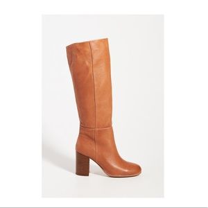 New! Silent D Winona Cognac Heeled Boots - Size 10